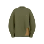 The Attico Forest green sweatshirt Knit