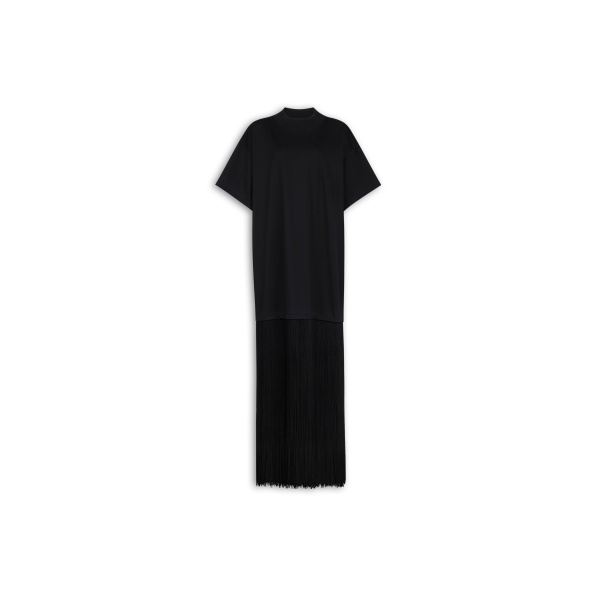 Alaia Fringed Cotton T Shirt