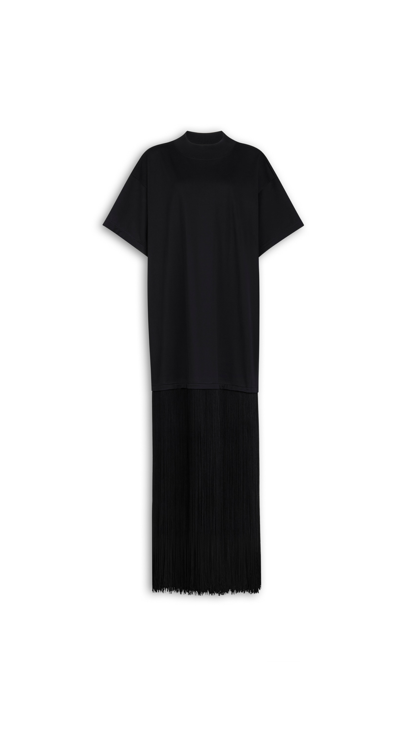 Alaia Fringed Cotton T Shirt