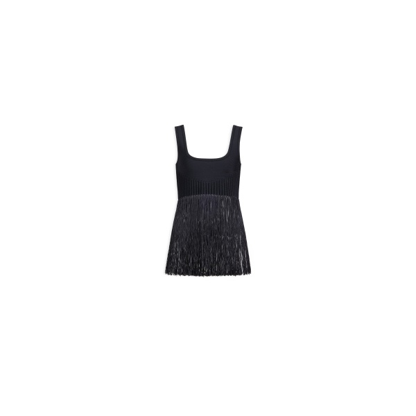Fringed Knit Top