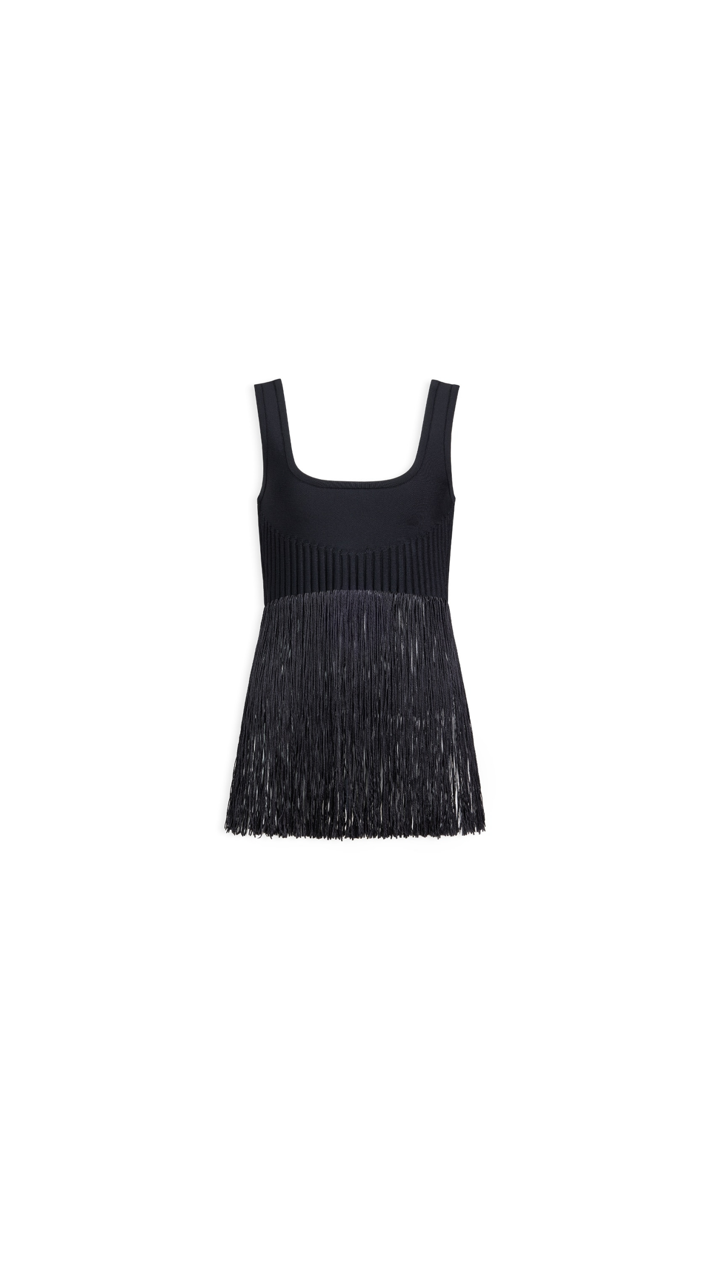 Alaïa Fringed Knit Top - ALAÏA Knitwear - Laser Cut Luxury - Shop at Luxury Shoes Alaïa Fringed Knit Top - ALAÏA Knitwear - Laser Cut Luxury - Shop at Luxury Shoes