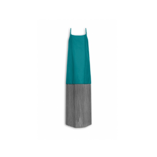 Alaïa Fringed Slip Dress - ALAÏA Dresses - Laser Cut Luxury - Shop at Luxury Shoes 