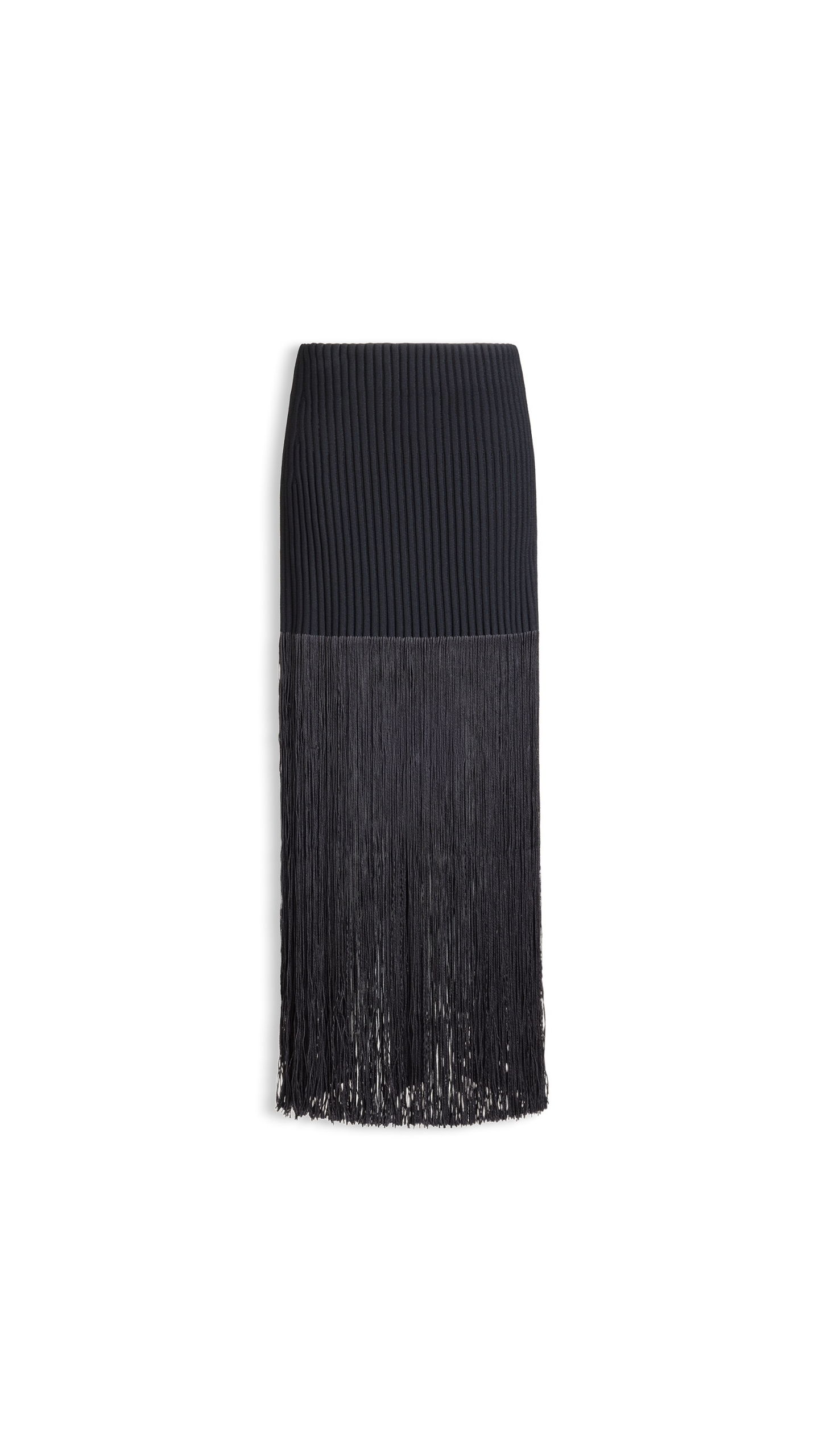 Alaïa Fringed Tube Skirt - ALAÏA Skirts - Laser Cut Luxury - Shop at Luxury Shoes 