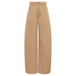 Gabriela Hearst Amoret Barrel-leg Jean in Camel Sea Island Cotton Twill