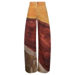 Gabriela Hearst Amoret Barrel-leg Jean in Fire Multi Recycled Cotton Denim