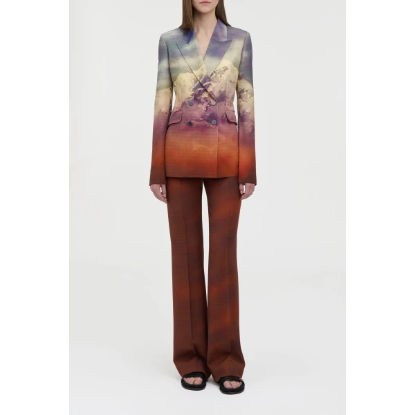 Gabriela Hearst Angela Blazer in Mountain Virgin Wool, view 2