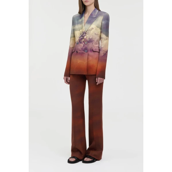 Gabriela Hearst Angela Blazer in Mountain Virgin Wool, view 3