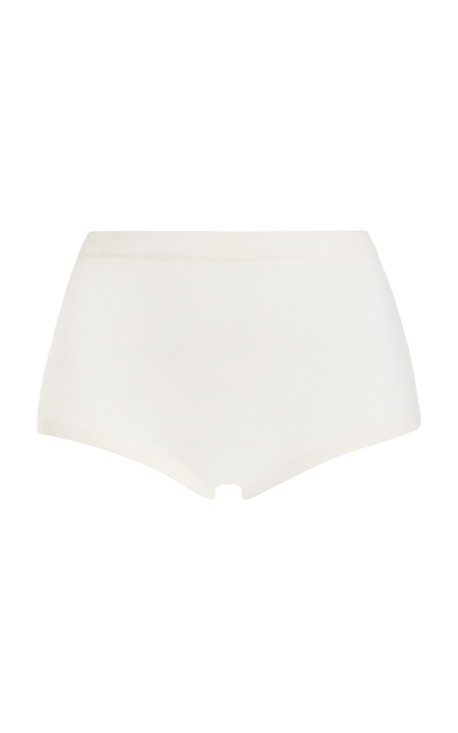 Gabriela Hearst Aris Knit Short in Ivory Merino Wool