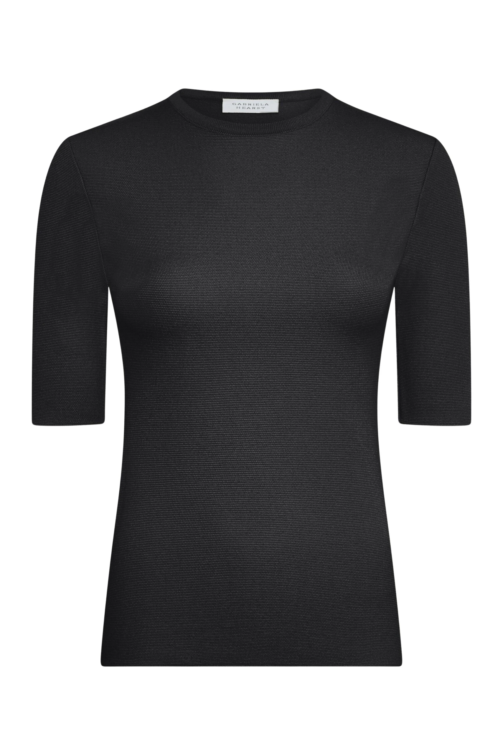 Gabriela-Hearst-Axis-Knit-T-Shirt-in-Black-Merino-Wool-scaled94988_nobg Gabriela Hearst Axis Knit T-Shirt in Black Merino Wool