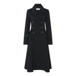 Gabriela Hearst Cantwell Coat in Black Double-face Recycled Cashmere