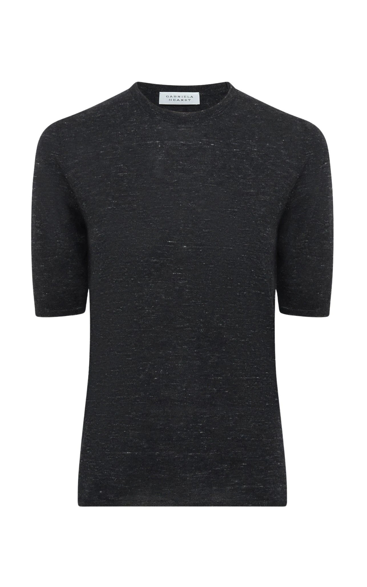 Gabriela-Hearst-Chryse-Knit-T-Shirt-in-Black-Cashmere-Silk-with-Hemp26406_nobg Gabriela Hearst Chryse Knit T-Shirt in Black Cashmere Silk with Hemp