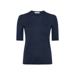 Gabriela-Hearst-Chryse-Knit-T-Shirt-in-Electric-Navy-Cashmere-Silk-with-Hemp92092_nobg Gabriela Hearst Chryse Knit T-Shirt in Electric Navy Cashmere Silk with Hemp