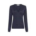 Gabriela-Hearst-Clementia-Knit-V-Neck-Sweater-in-Denim-Cashmere-Silk53036_nobg Gabriela Hearst Clementia Knit V-Neck Sweater in Denim Cashmere Silk