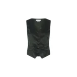 Gabriela Hearst Coleridge Vest in English Green Sea Island Cotton Corduroy