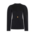 Gabriela Hearst Daelan Jacket in Black Double-face Recycled Cashmere