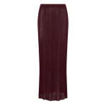 Gabriela Hearst Daniella Knit Maxi Skirt in Bordeaux Silk