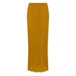 Gabriela Hearst Daniella Knit Maxi Skirt in Golden Birch Silk