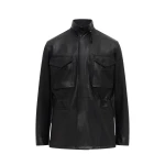 Gabriela Hearst Darwin M65 Jacket in Black Nappa Leather