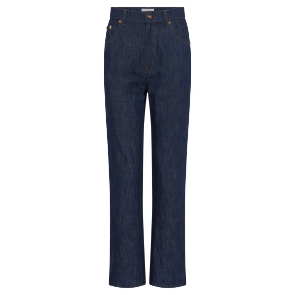 Gabriela Hearst Elara Cropped Jean in Recycled Cotton Denim