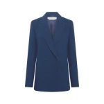 Gabriela Hearst Elliot Blazer in Electric Navy Speckled Cashmere