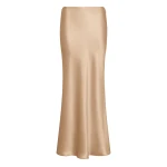 Gabriela Hearst Frei Maxi Skirt in Camel Silk Satin