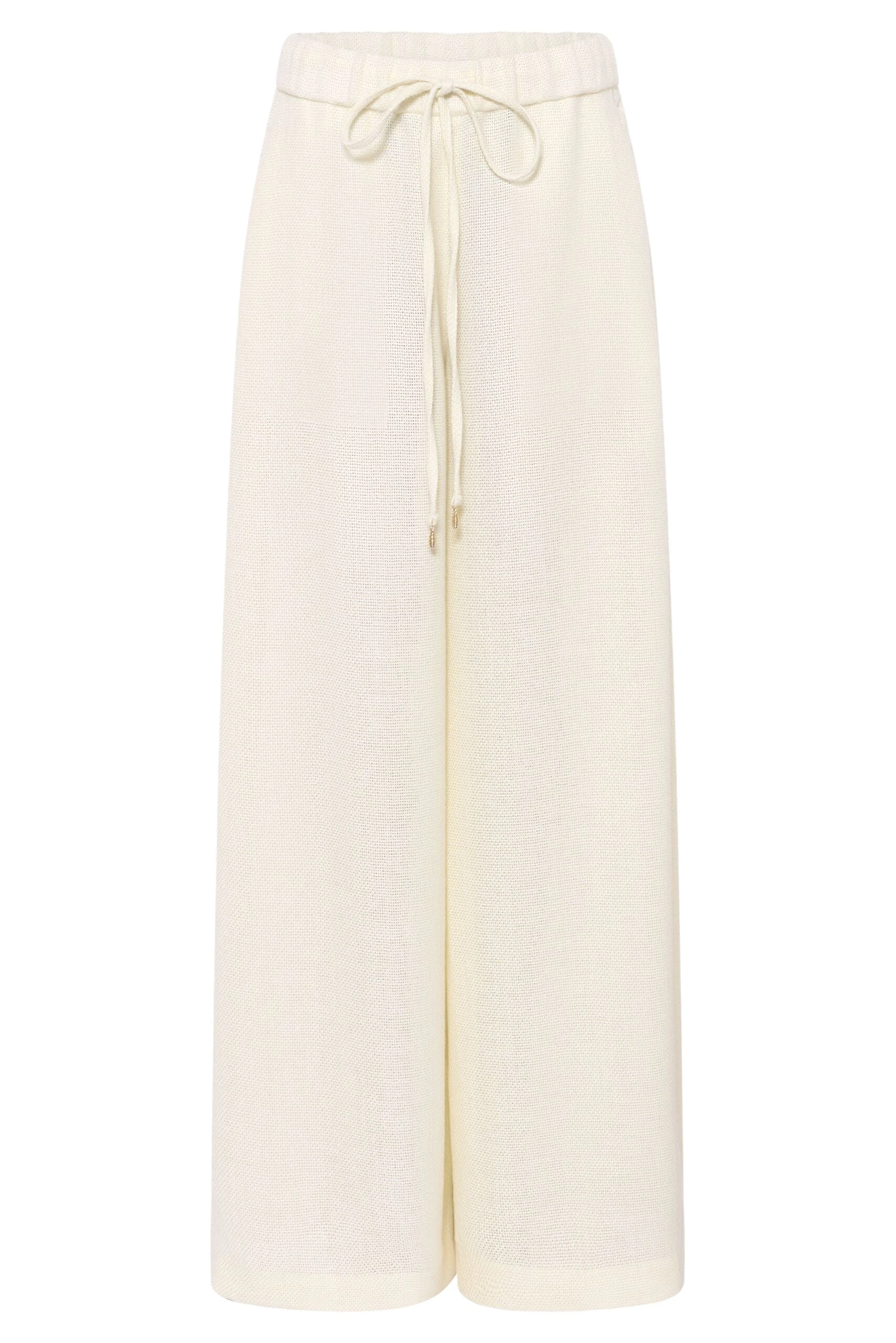 Gabriela Hearst Gelos Wide-leg Pant in Ivory Alpaca Wool