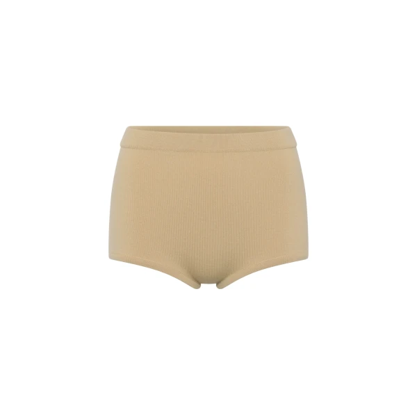 Gabriela Hearst Helm Knit Pantie in Hay Merino Wool Cashmere