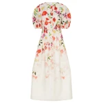 Gabriela Hearst Ignis Maxi Shirtdress in Uruguayan Flowers Printed Linen Dress