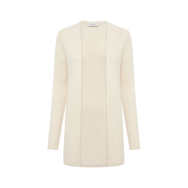 Gabriela Hearst Jani Knit Cardigan in Ivory Cashmere, view 6