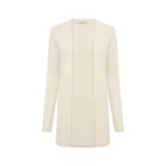 Gabriela Hearst Jani Knit Cardigan in Ivory Cashmere