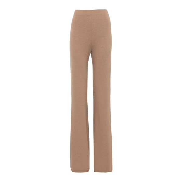 Gabriela Hearst Kaulike Knit Pants in Camel Brushed Cashmere, view 6