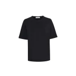 Gabriela Hearst Kirby T-Shirt in Black Cashmere Jersey Top
