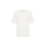 Gabriela Hearst Kirby T-Shirt in Ivory Cashmere Jersey Top