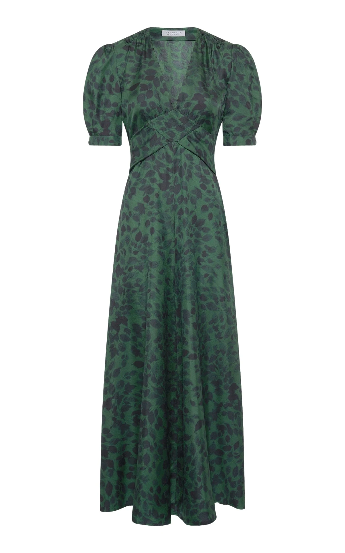 Gabriela-Hearst-Larkin-Maxi-Dress-in-English-Green-Printed-Silk-Twill75749_nobg Gabriela Hearst Larkin Maxi Dress in English Green Printed Silk Twill