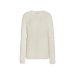 Gabriela Hearst Lawrence Knit Sweater in Ivory Welfat Cashmere