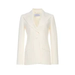 Gabriela Hearst Leiva Blazer in Ivory Linen Twill