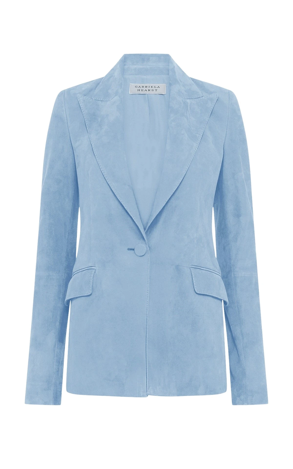 Gabriela-Hearst-Leiva-Blazer-in-Light-Blue-Suede78286_nobg Gabriela Hearst Leiva Blazer in Light Blue Suede