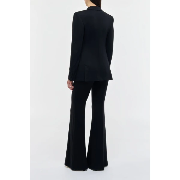 Gabriela Hearst Mairi Blazer In Black Cashmere Jersey, view 4