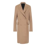 Gabriela Hearst Mcaffrey Coat in Camel & Black Double-face Cashmere