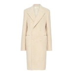 Gabriela Hearst Mcaffrey Coat in Ivory Cashmere Silk