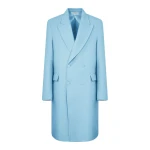 Gabriela Hearst Mcaffrey Coat in Light Blue Cashmere Felt