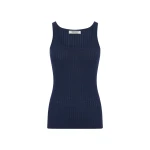 Gabriela-Hearst-Nevin-Pointelle-Knit-Tank-Top-in-Electric-Navy-Cashmere-Silk46166_nobg Gabriela Hearst Nevin Pointelle Knit Tank Top in Electric Navy Cashmere Silk