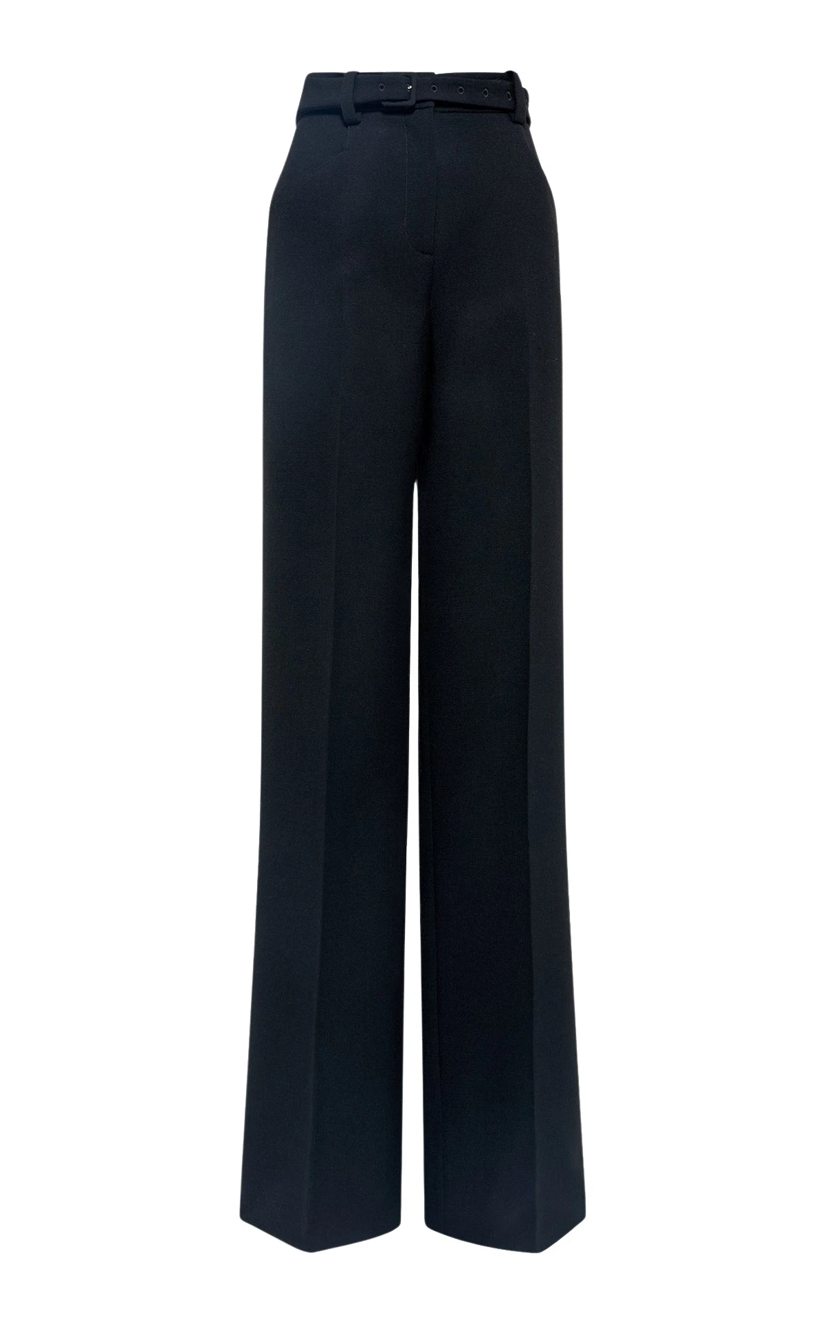 Gabriela Hearst Norman Wide-leg Pant in Black Recycled Virgin Wool