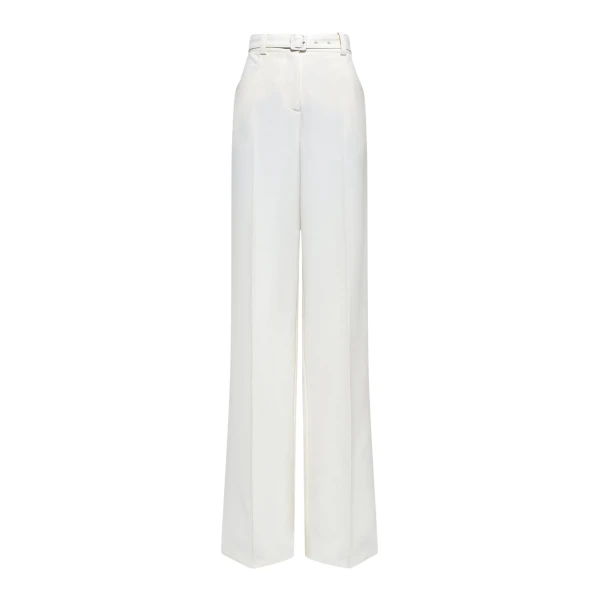 Gabriela Hearst Norman Wide-leg Pant in Ivory Recycled Virgin Wool