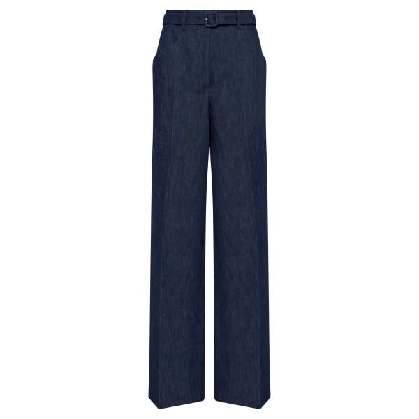 Gabriela Hearst Norman Wide-leg Pant in Recycled Cotton Denim