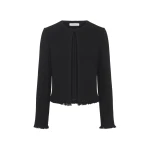 Gabriela Hearst Normand Jacket in Black Virgin Wool Cashmere