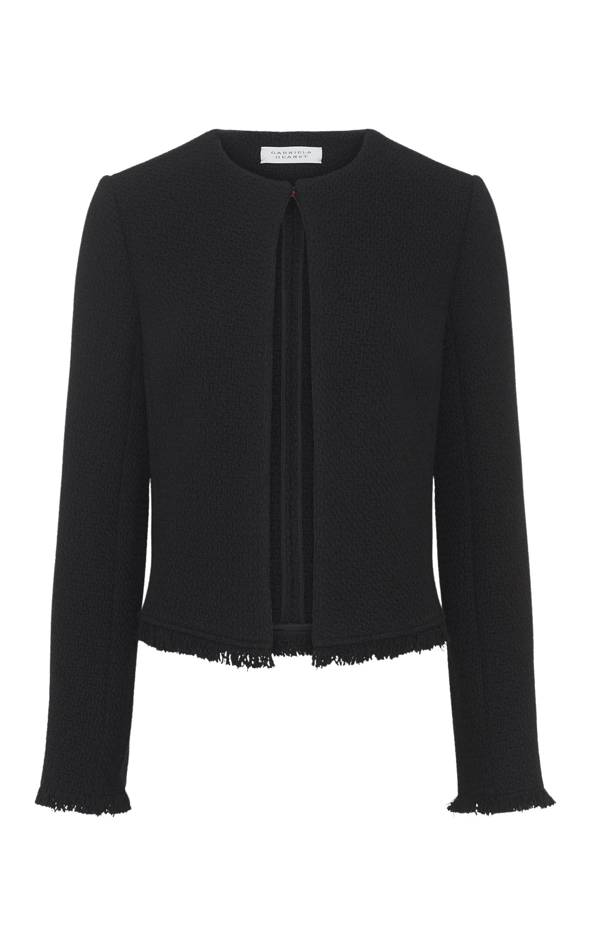Gabriela Hearst Normand Jacket in Black Virgin Wool Cashmere