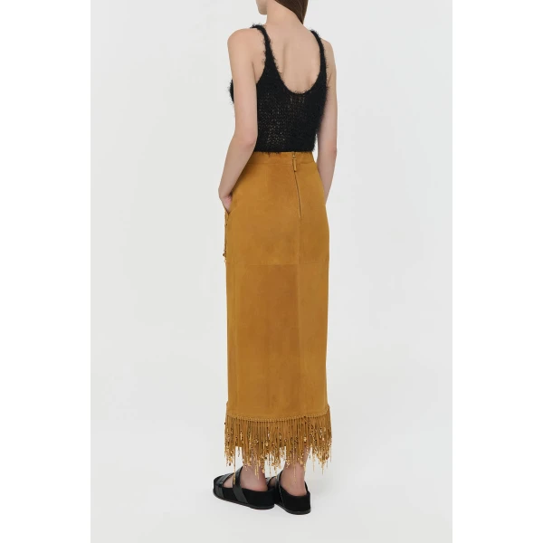 Gabriela Hearst Nur Knit Tank Top in Black Silk Cashmere, view 4