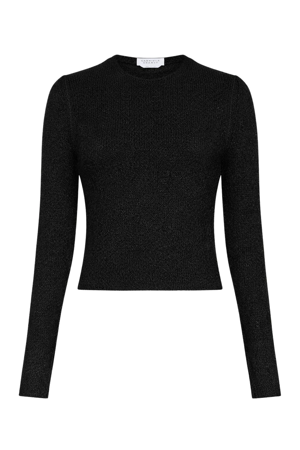 Gabriela Hearst Praedics Knit Sweater in Black Mulberry Silk