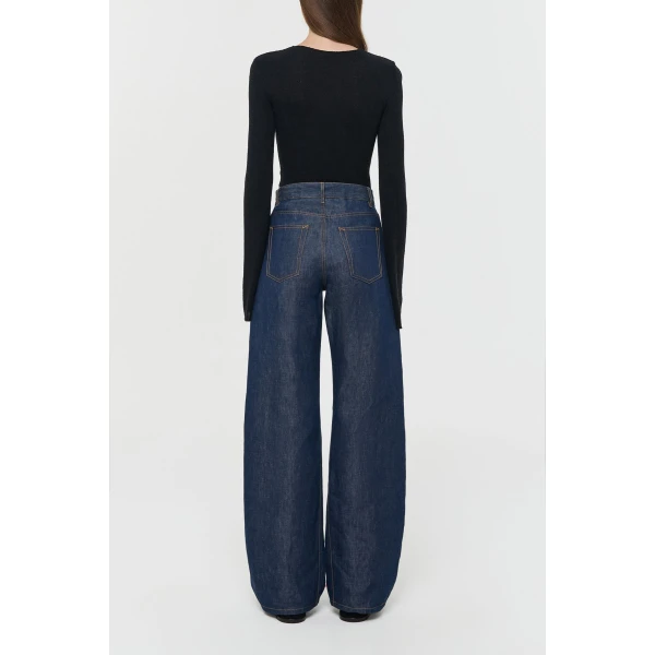 Gabriela Hearst Rafa Knit Top in Black Mulberry Silk, view 4
